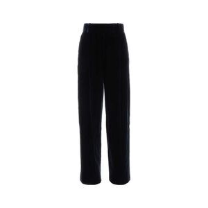 Giorgio Armani Women Dark Blue Velvet Pant